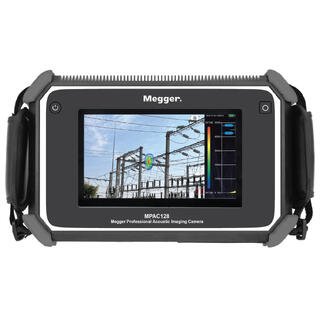 Megger MPAC128 Akustisk Kamera Industrielt og robust akustisk kamera som er enkelt og raskt å bruke i felt. For deteksjon av PD, lekkasje, tap etc.