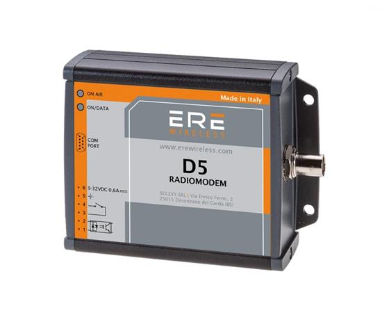 Ere D510-222E02 Radiomodem VHF 169MHz RS232/485, 1DI, 1DO, TNC, DIN, kort I/4 
