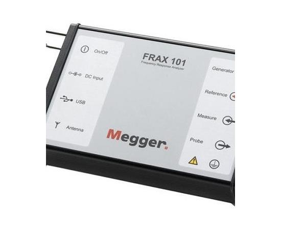 Megger FRAX101 Sweep Freq. Res. Analyzer m/int.batteri, 9m kabelsett og tilbehør 