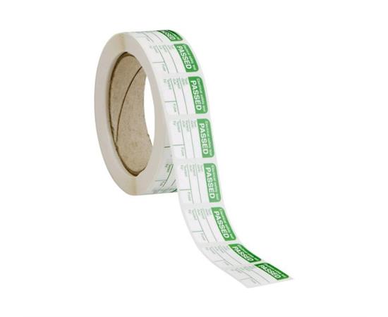 Megger PAT Testing label Roll of 1000 PASS test labels 