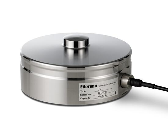 Eilersen CM150 Kompr.veiecelle 25.000 kg 0,10% Tol., 4000 s. polert rustfr. 