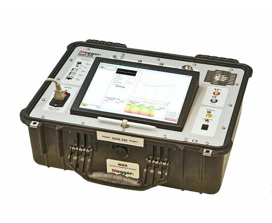 Megger IDAX 350 Insulation Dia. Analyzer 3 ch. 2 amm & acc, 18m cable set, Int.PC 