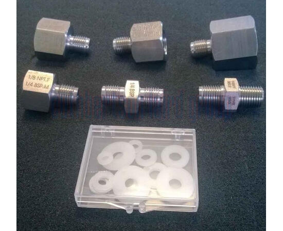Druck PV212-Adapt2  Sett med NPT-adapt. BSP til NPT for  PV212 hydraulisk pumpe 