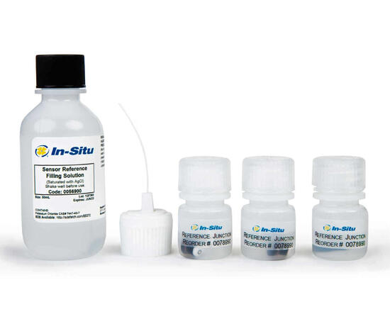 In-Situ pH/ISE Reference Junction sett 3 junctions, 60mL fill solution 