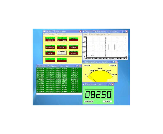 Tecpel RM-1500 Digitalt Tachometer + Evenet Counter 