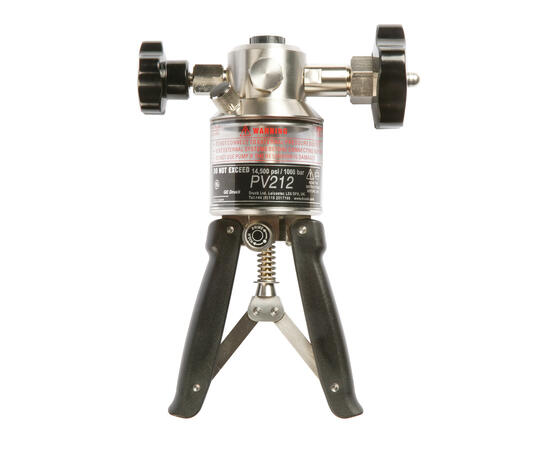 Druck PV212 Hydr. Pumpesett, 1000 bar Inkl. Dig. manometer DPI104 1000 bar sg 