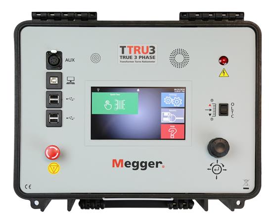 Megger TTRU3-ADV 3-fas Trafotester Transformer Turn Ratio, 125V 