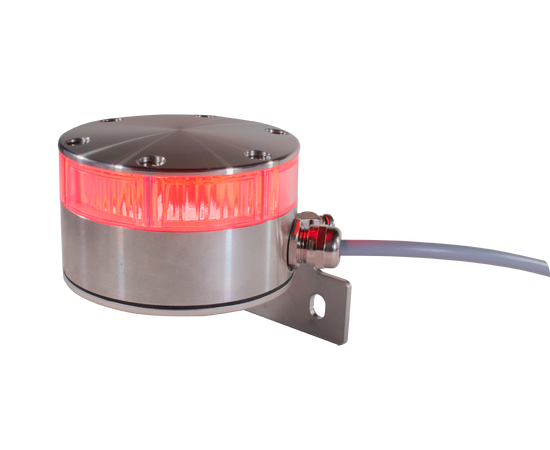 Artidor AR-043/033-R, Signallys LED, Rød, AISI316 hus, 5m kabel 