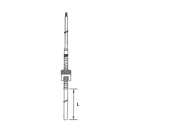 Tempcontrol TE8329.J Temperaturføler Ø6mm, L20 mm, Bajonett kobling, Type J 