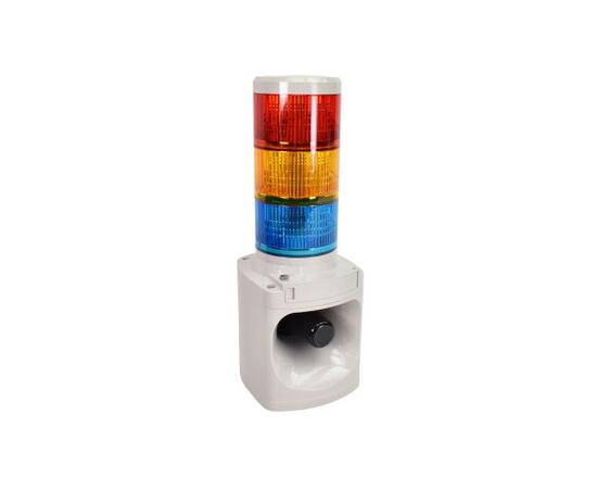 Artidor LKEH-302FEF-RYB-EX, Direkte Ø100 Ex, Rø-Gu-Bl, m/lyd, 0.4m kabel 