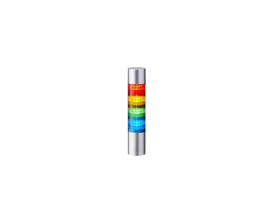 Artidor LR6-402WJBU-RYGB-EX LED lys Ø60 Ex Rø-Gu-Gr-Bl, m/lyd, 3m kabel 
