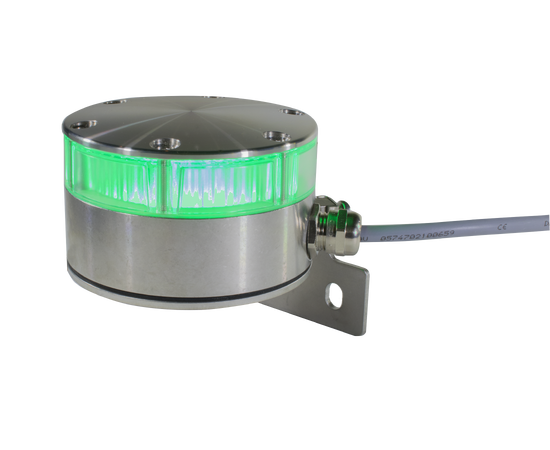Artidor AR-047/033-G, Signallys LED, Grønn, AISI316 hus, 5m kabel 