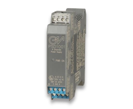 GMI PSD1001 Strømforsyning 4 kanaler, 15V/20mA, egensikker 