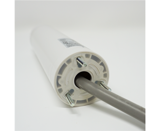 Patlite LR6-02WJNU Base Ø60, 24V DC, Sølv, Direkte, Kabel 