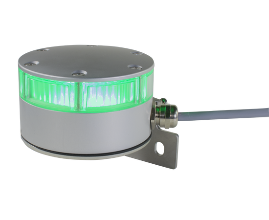 Artidor AR-043/031-G, Signallys LED, Grønn, Aluminium hus, 5m kabel 