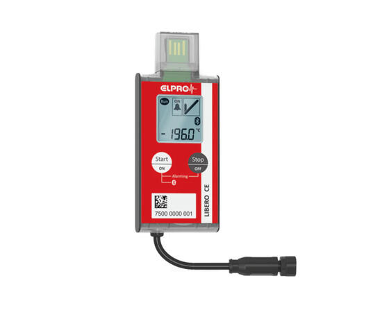 Elpro Libero CE, PDF datalogger Bluetooth, Multi-Use, Inntil 2 års drift 