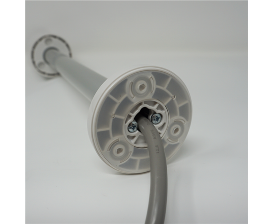 Patlite LR5-01PJNW Base Ø50, 12V DC, White, Rør-Sirkel, Kabel 