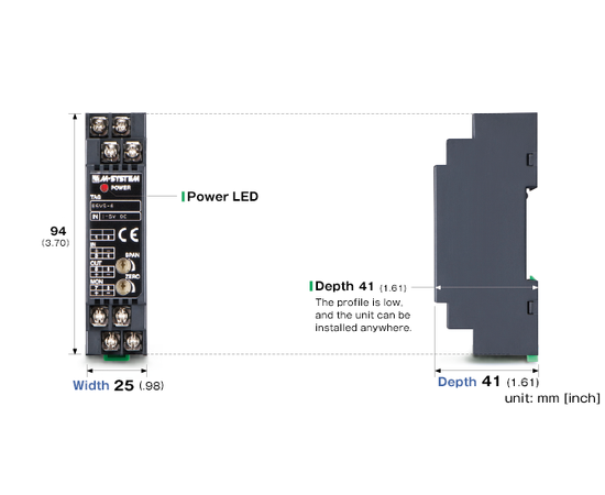 MG B5RS-4 Signalomformer RTD, Inn PT100, ut 4-20mA 