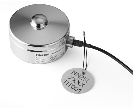 Eilersen CL Kompresjons v.c., 5.000 kg, 0,025% Toleranse, 4000 s. polert rustfr. 