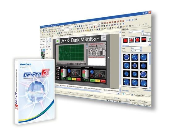 Pro-face GP-Pro EX Software DVD Lisens for utvikling av HMI og logikk 