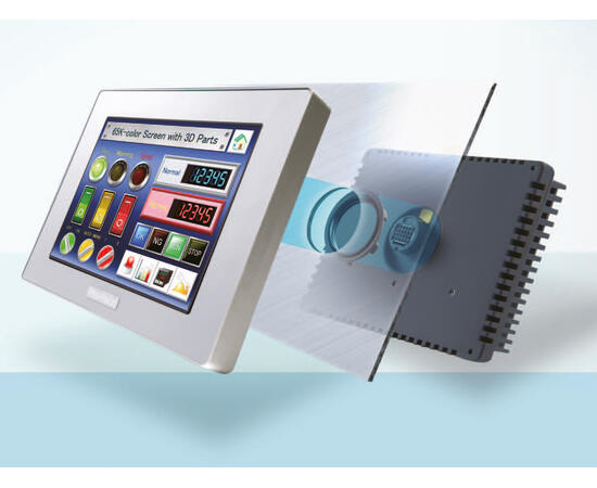 Pro-face GM-4201TAD HMI Modulær Ø22 3,5", TFT, 65K farger, 24V DC, 320x240 